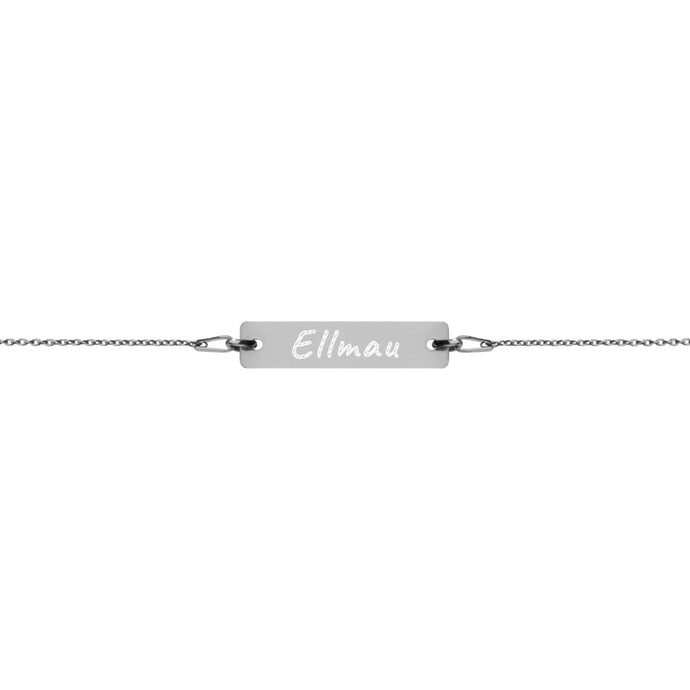 ELLMAU-Armband mit echter Sterlingsilberplatte & silber Armband